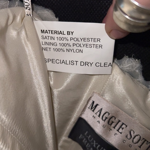 NEW - 12 - Wedding Dress - French Taffeta, Ivory/Vienna Cream - Maggie Sottero - Picture 12 of 16